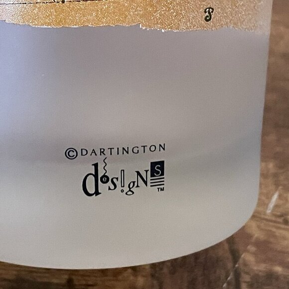 Vintage Dartington France Frosted Glass Whiskey Tumbler Classical Music Composer - Picture 8 of 14